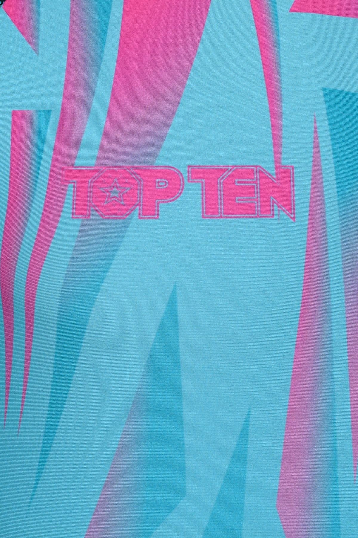 Top Ten “Borrado” Rashguard – blue/pink, 14153-67