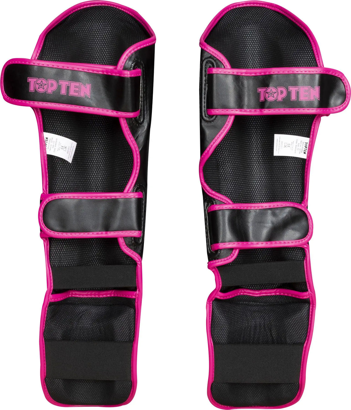Shin Guards Top Ten Superlight - Black/Pink, 32194-97