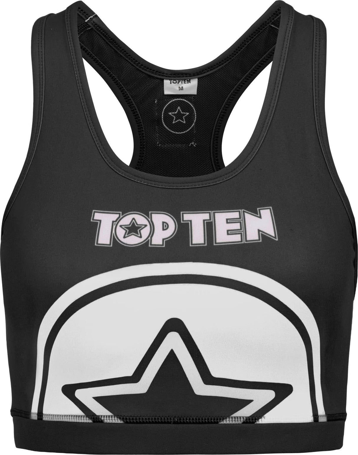 Top Ten WAKO Sports Bra – Black, 1091-9
