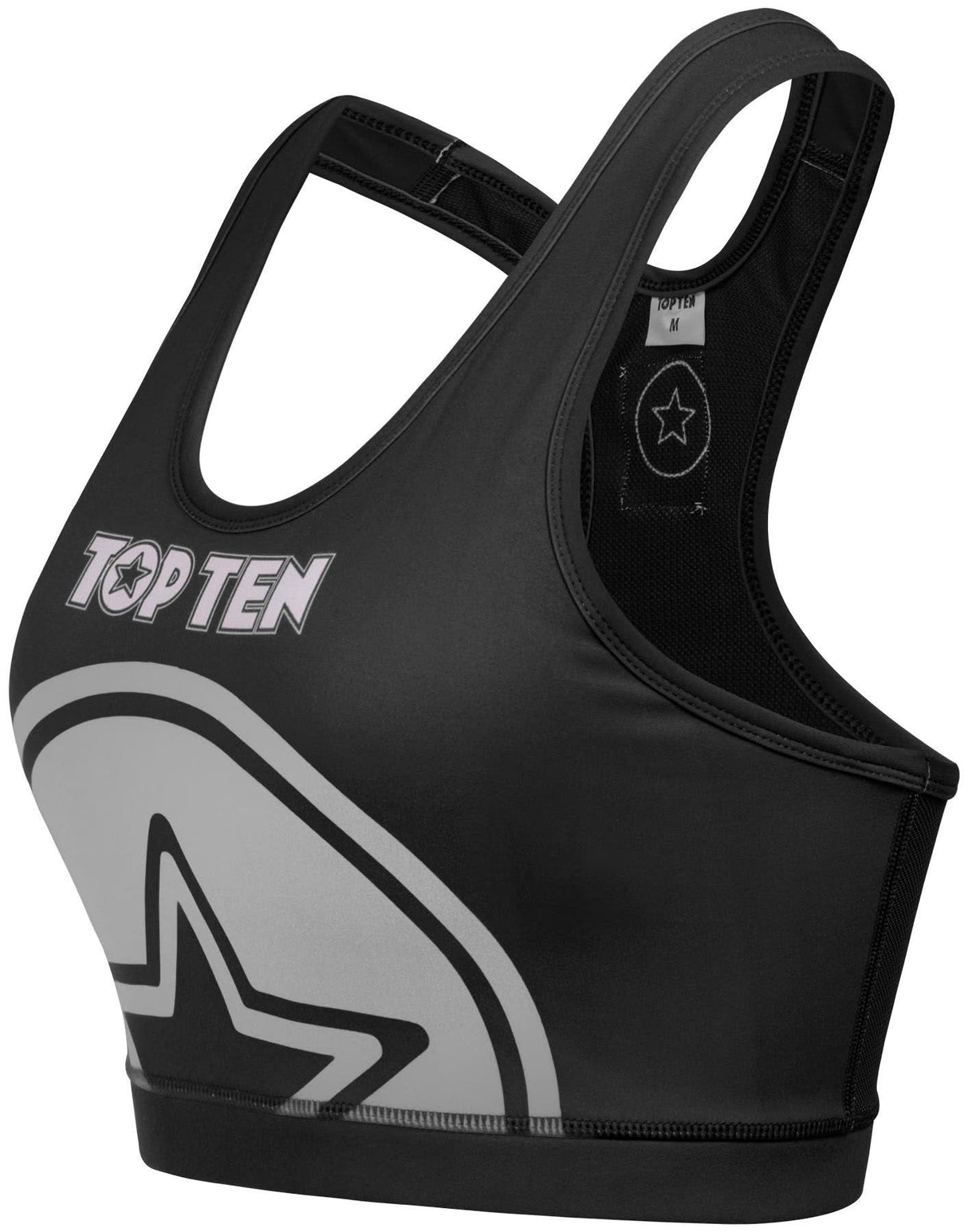 Top Ten WAKO Sports Bra – Black, 1091-9