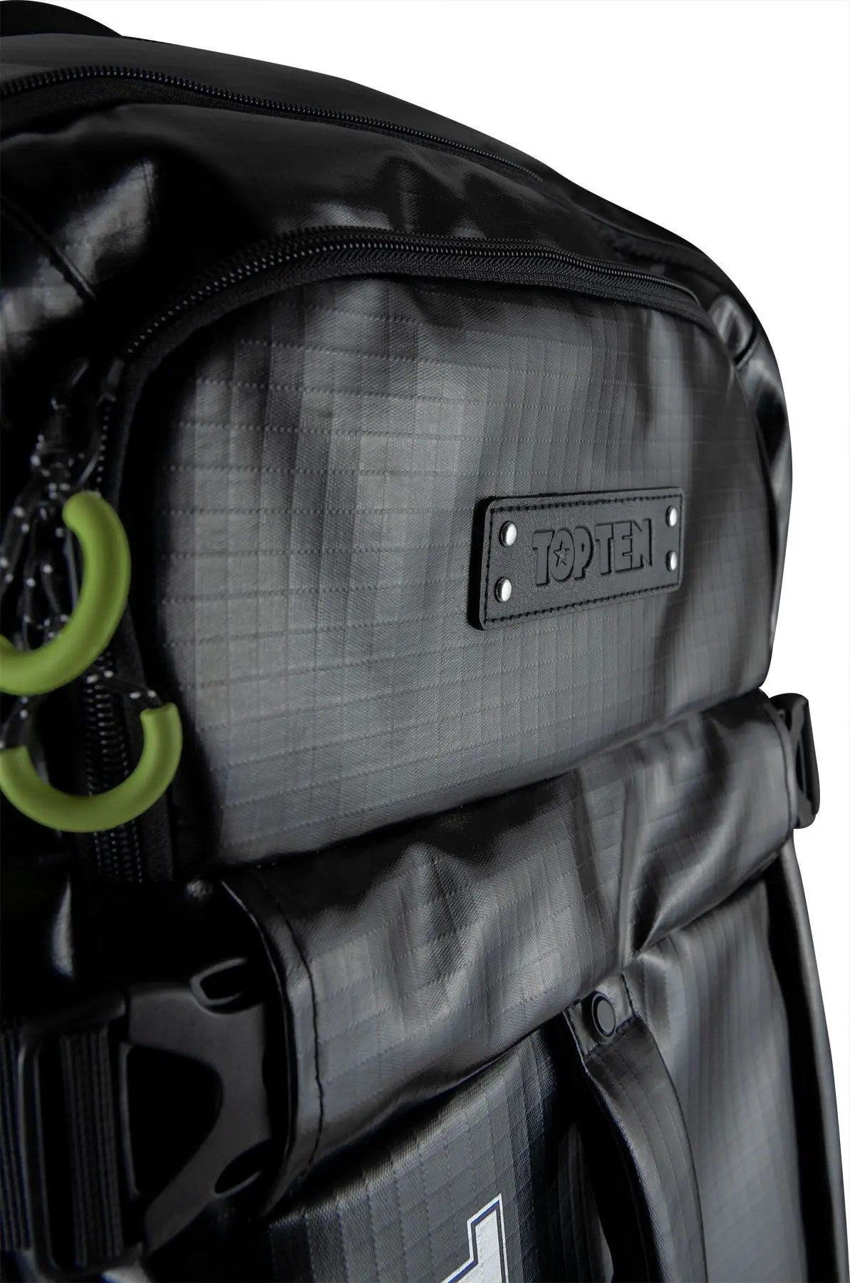 Top Ten "Traveler" Bolsa de lona con ruedas-Negro, 80051-9