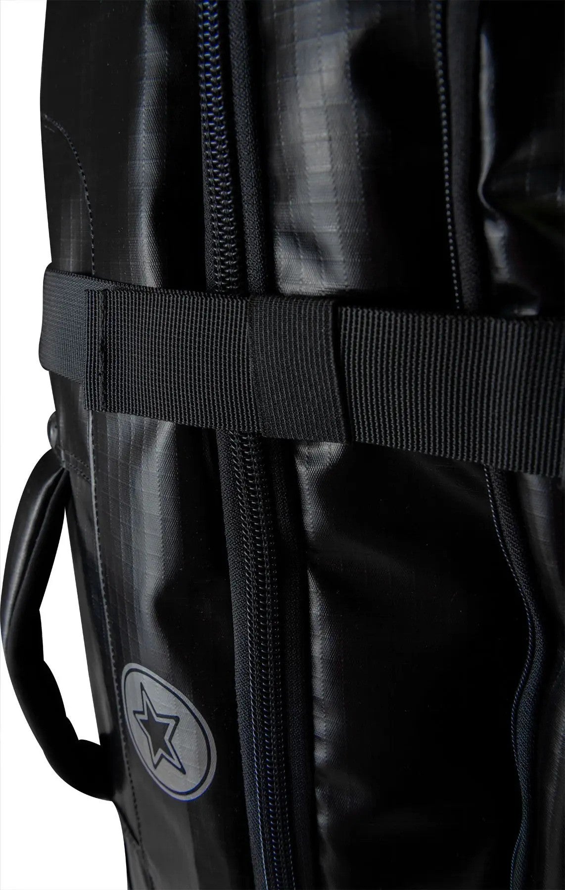 Top Ten "Traveler" Bolsa de lona con ruedas-Negro, 80051-9