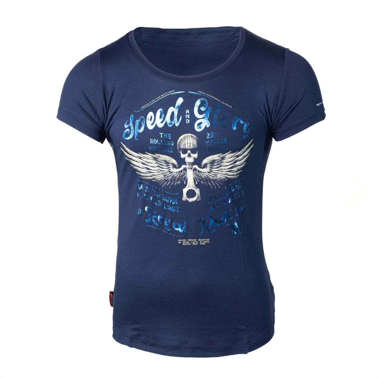 Camiseta de mujeres premium de Yakuza - azul oscuro, 3732