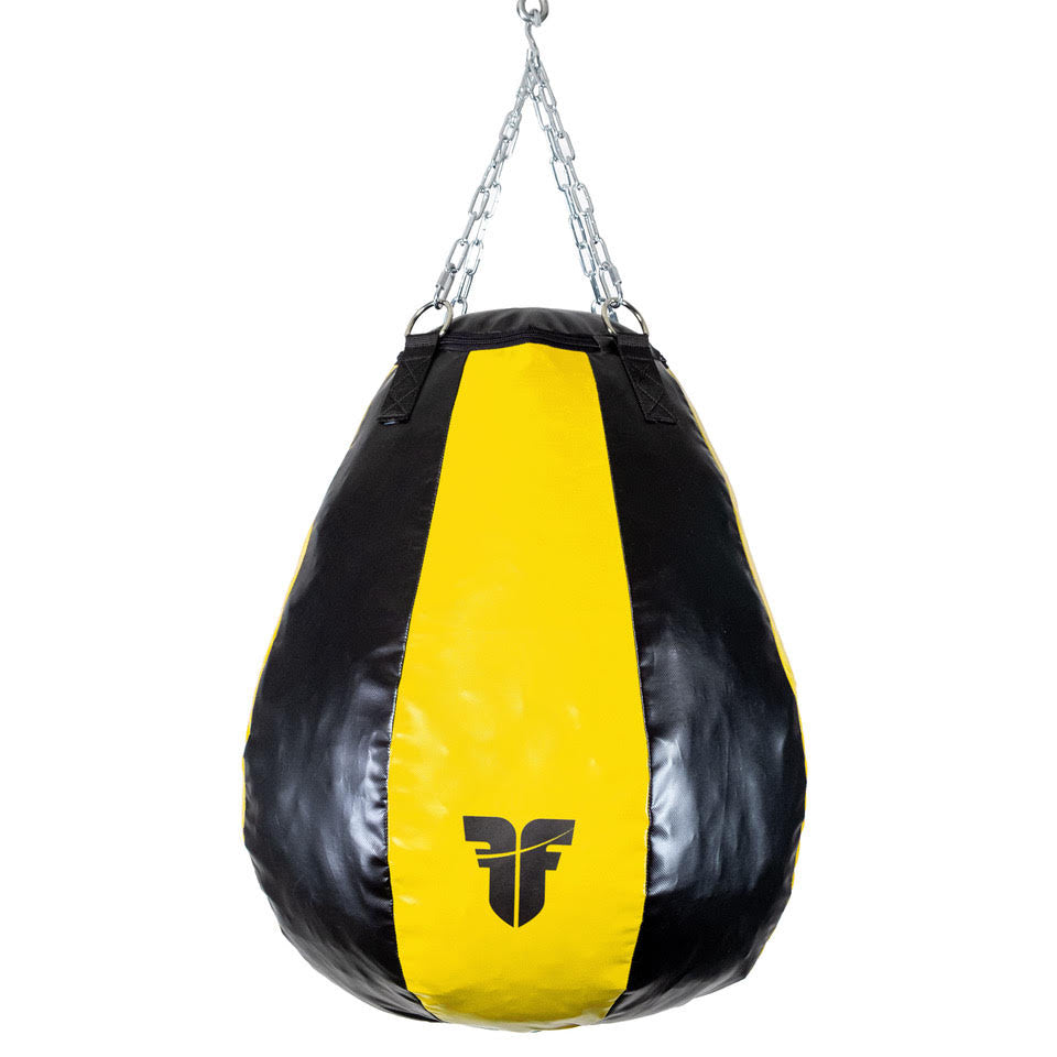 Der Fighter Professional Speed Bag – schwarz/gelb