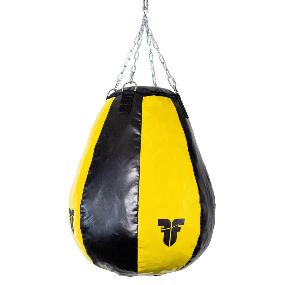 Der Fighter Professional Speed Bag – schwarz/gelb