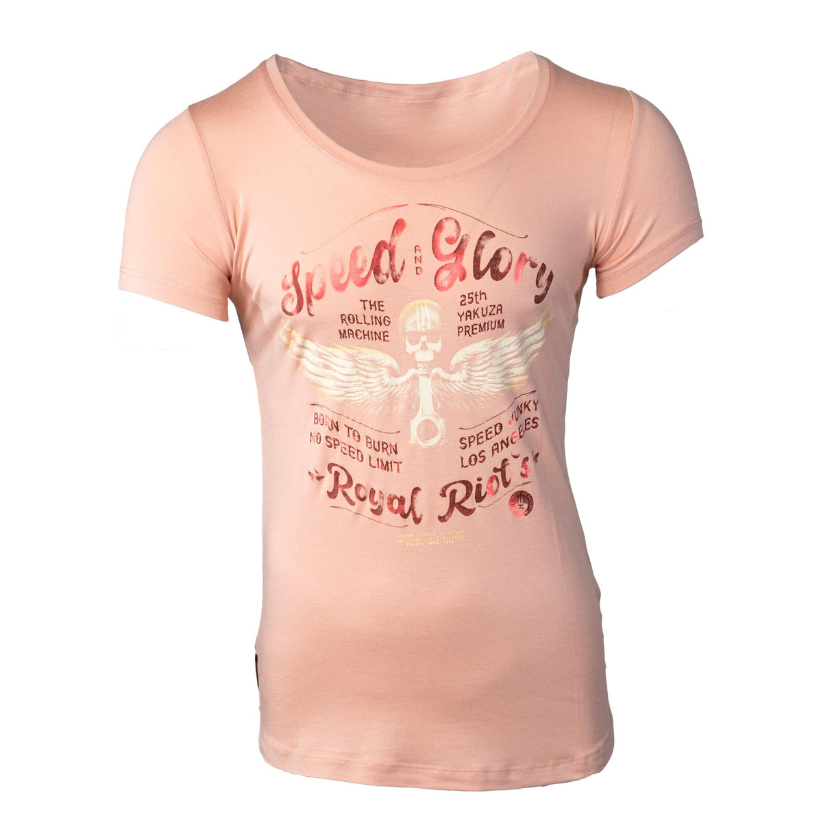 Camiseta de mujeres premium de Yakuza - naranja clara, 3732