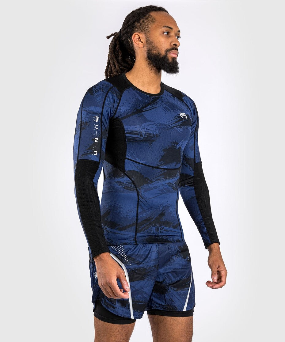 Rashguard Venum Electron 3.0 - bleu marine, VENUM-04551-018