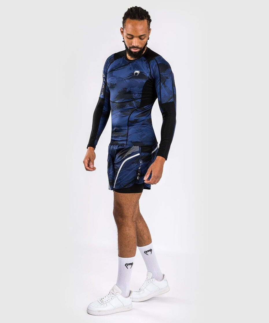 Rashguard Venum Electron 3.0 - bleu marine, VENUM-04551-018