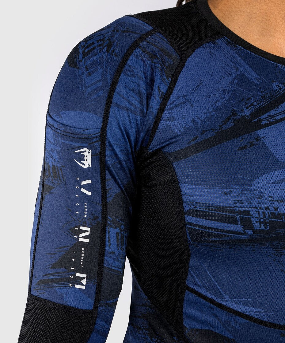 Rashguard Venum Electron 3.0 - bleu marine, VENUM-04551-018