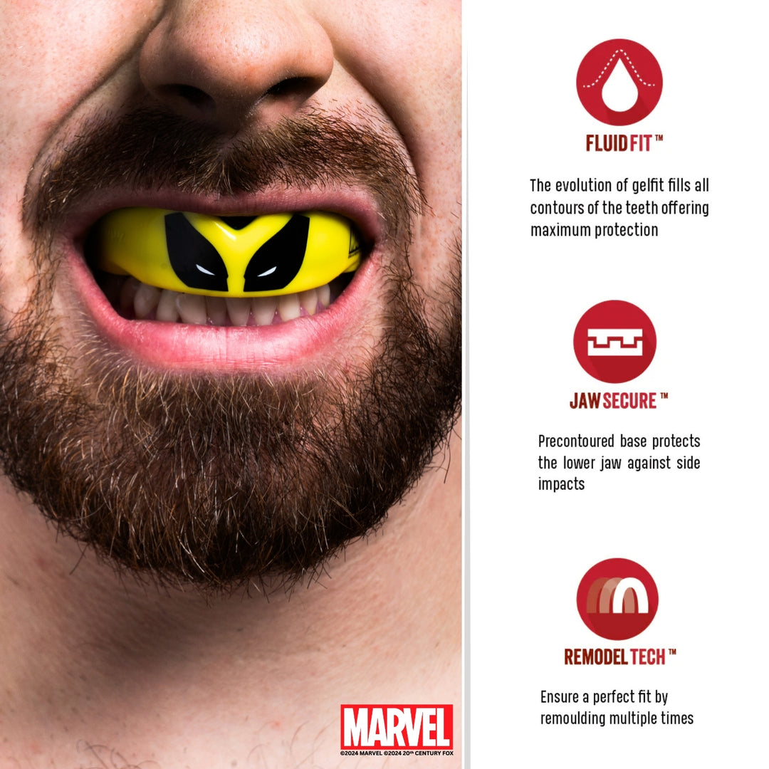 SAFEJAWZ Mundschutz Marvel Wolverine, SJWolverine