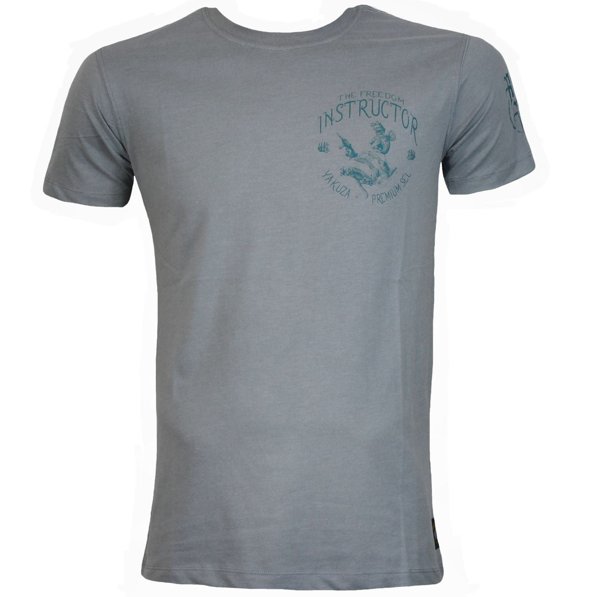 Camiseta premium de Yakuza-gris, YPS-3709