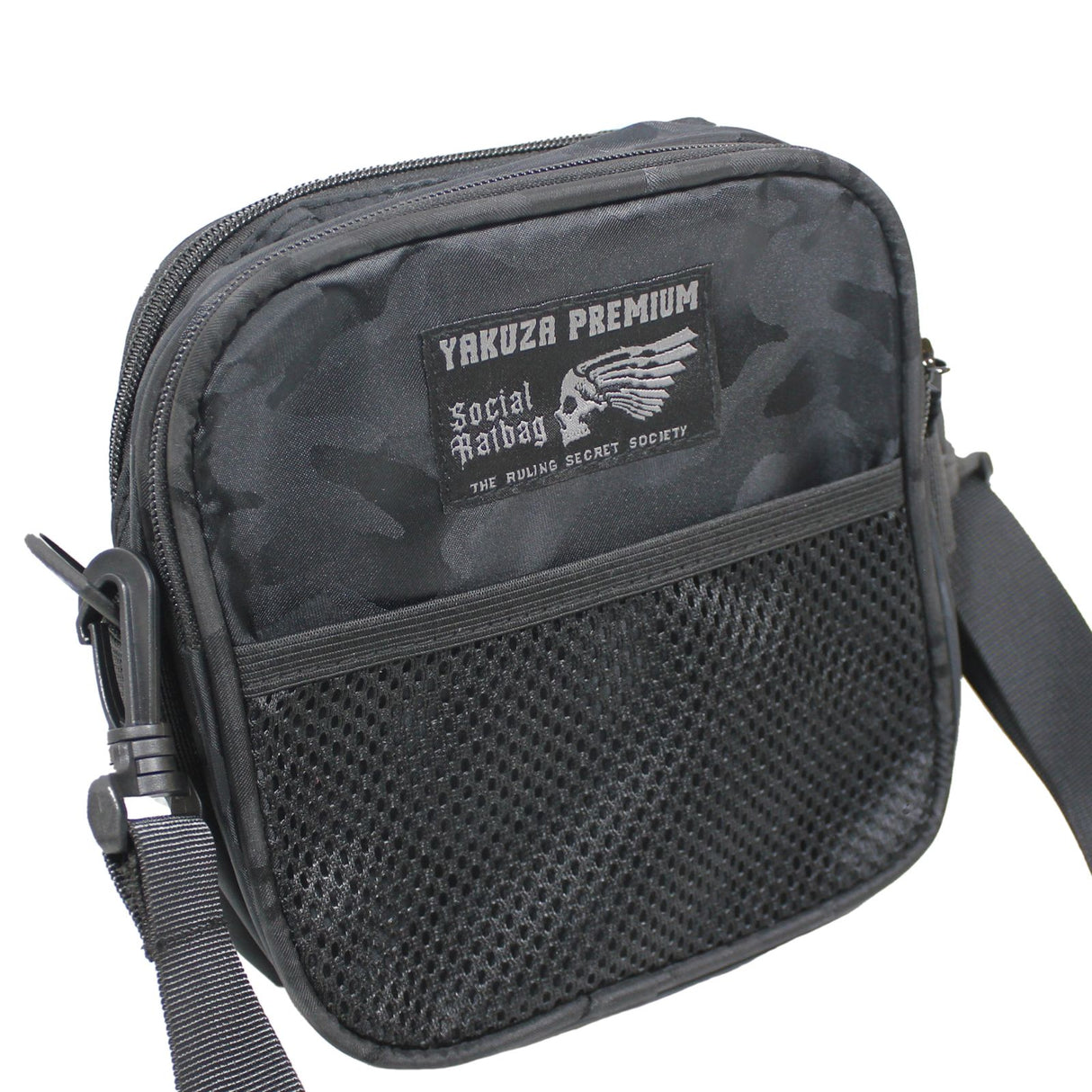 Bolso de hombro premium de Yakuza - CAMO NEGRO, 3574