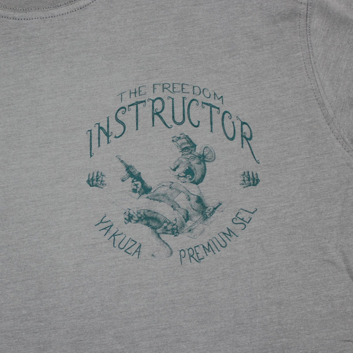 Camiseta premium de Yakuza-gris, YPS-3709
