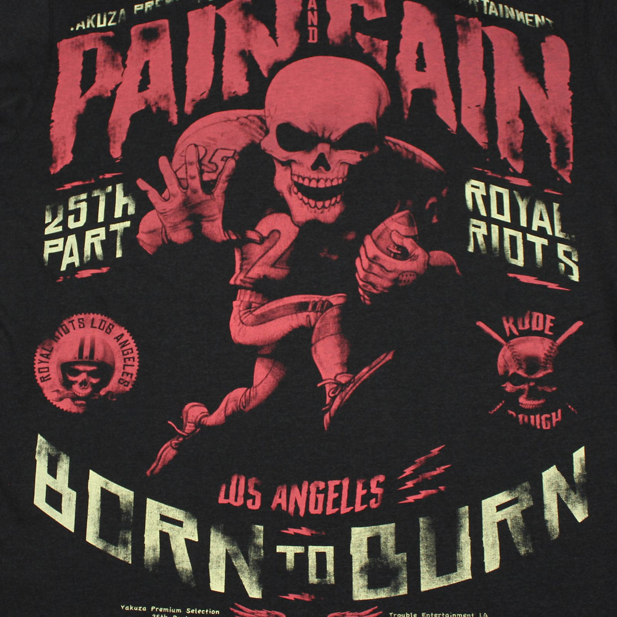 Camiseta premium de Yakuza-Negro, YPS-3707