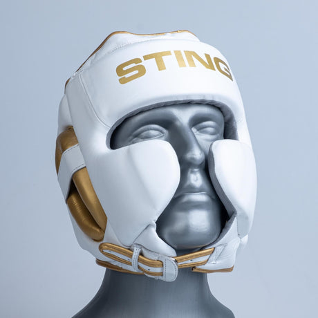 Cara completa de gel de víboras de guarnición de Sting - blanco/oro, 1030176