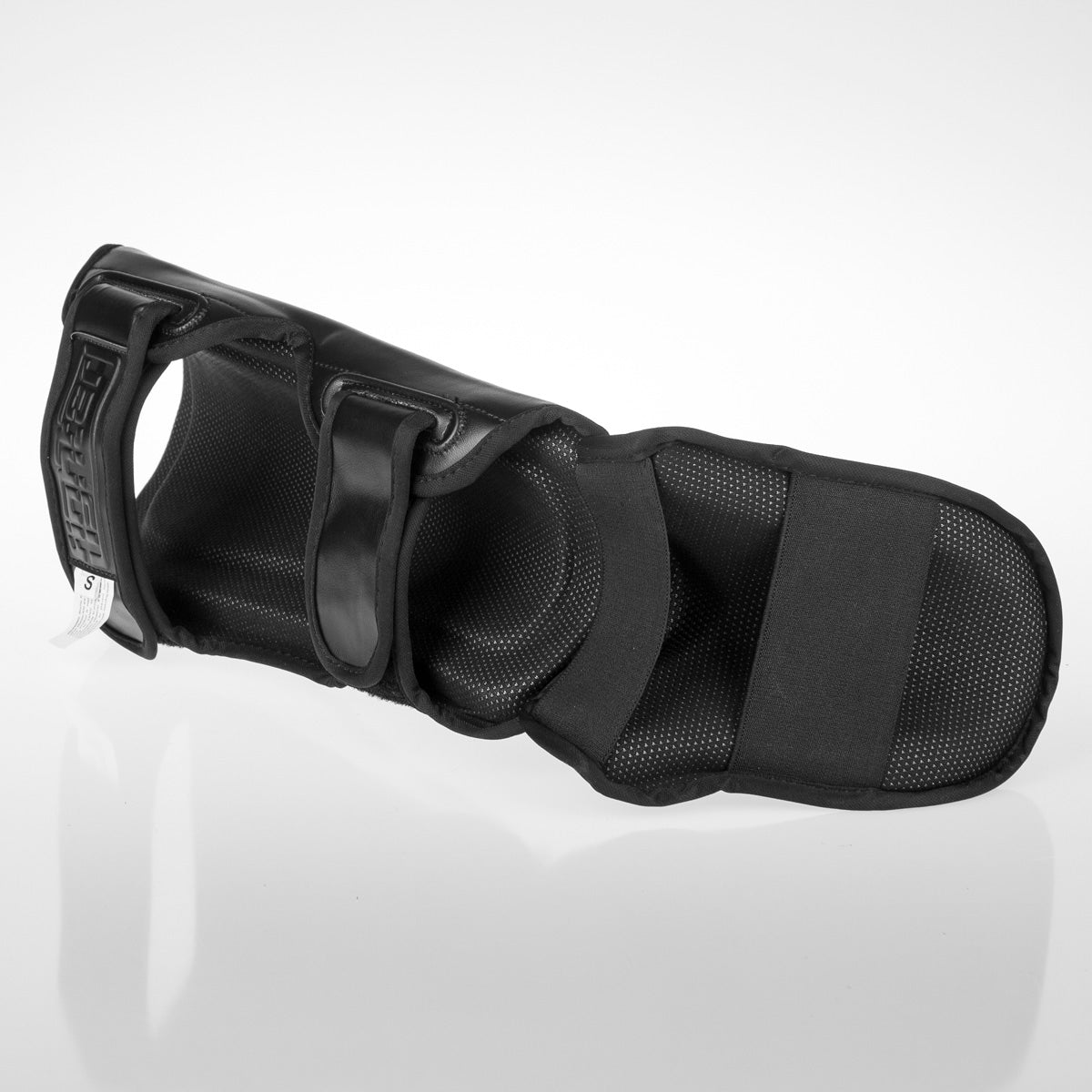 Fighter Shinguards Thai Ergo - black/gray, FSG-004BG