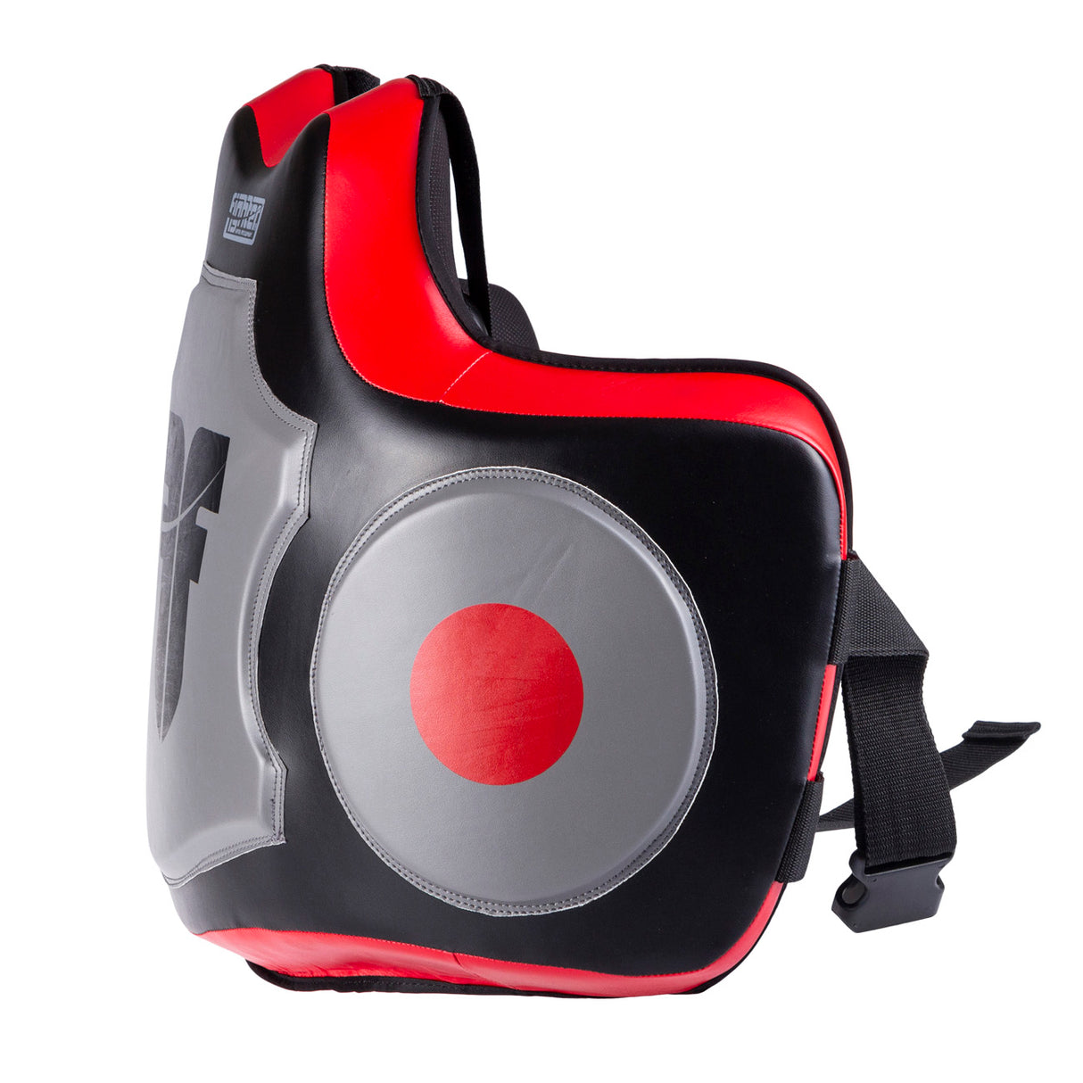 Bauchpolster Fighter Ziel - Schwarz/Rot, FBP -011