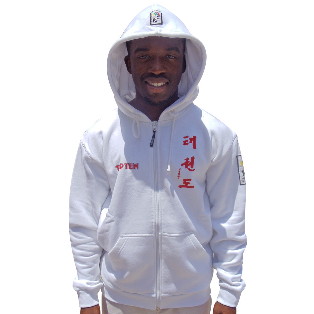 Suéter con capucha itf - blanco, 1947-1