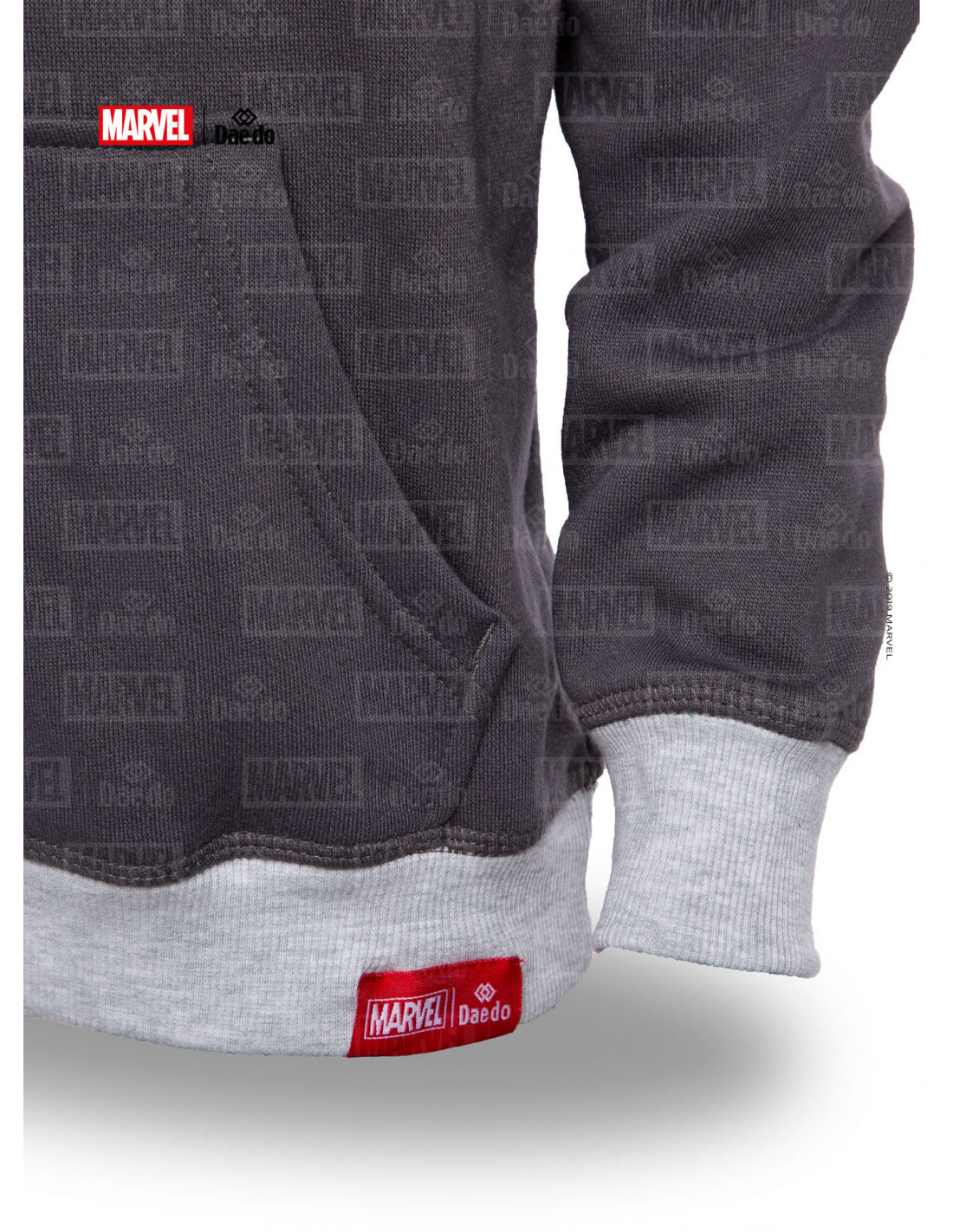 Daedo hoodie Avangers - grey, MARV50522