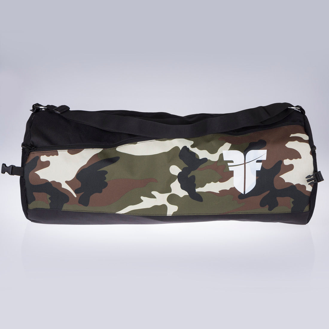 Bolsa de gimnasio de Fighter Roll - Negro/Camo, FSB -06