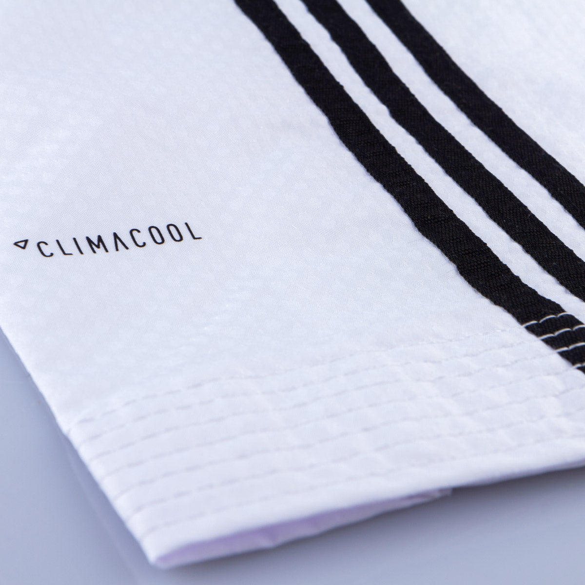 TKD dobok ADI-Contest 3 - col V blanc/noir, ADITC02