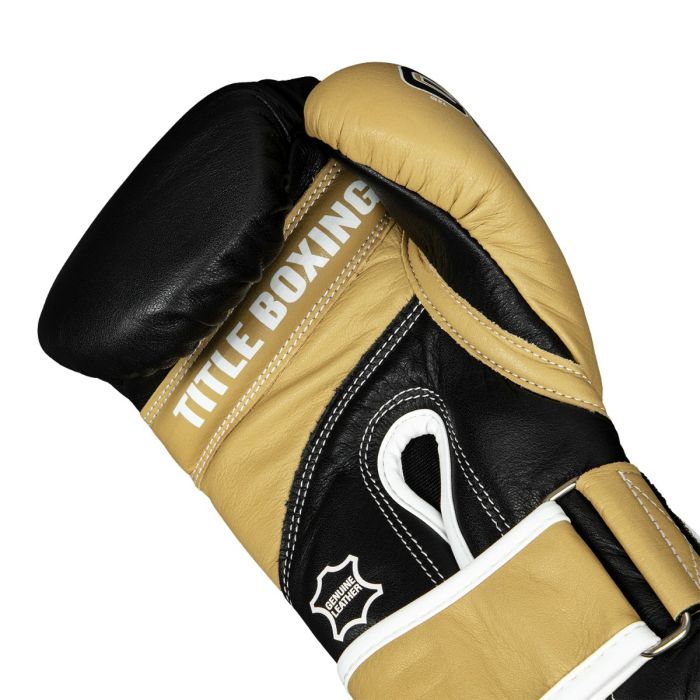 Title Gel V2T Bag Gloves - black/gold, EUGTWBGV2T