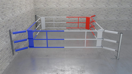 Floor Boxing Ring Fighter Wall with 3 ropes, BRF-NF3W