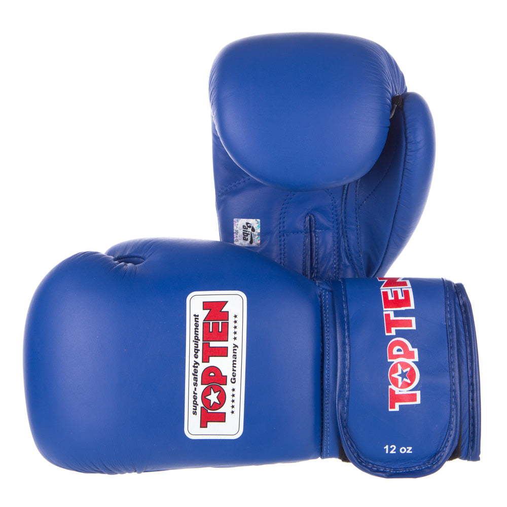 Guantes de boxeo de la competencia Top Ten Aiba 2014 - Azul, 2010-6n