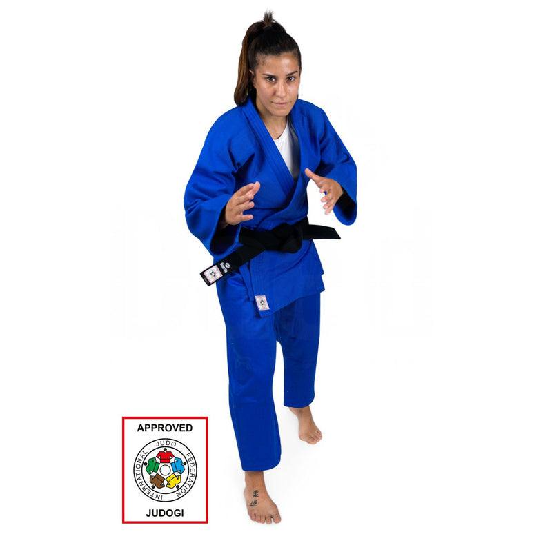Daedo Slim Fit IJF Judogi - blue, judo2004