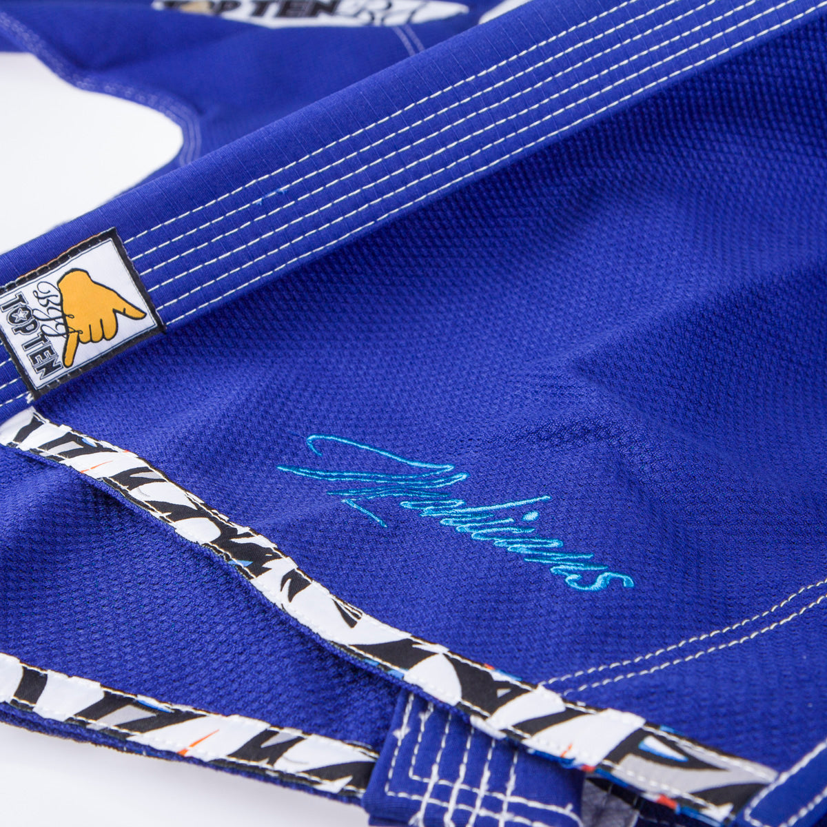 Top Ten Mohicans d'uniforme de Jiu Jitsu brésilien - Bleu, 15123-6