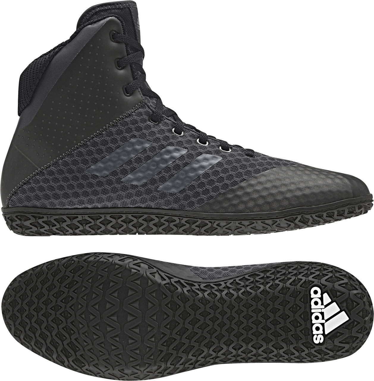 Adidas Wrestling shoes mat 4. black carbon, AC6971