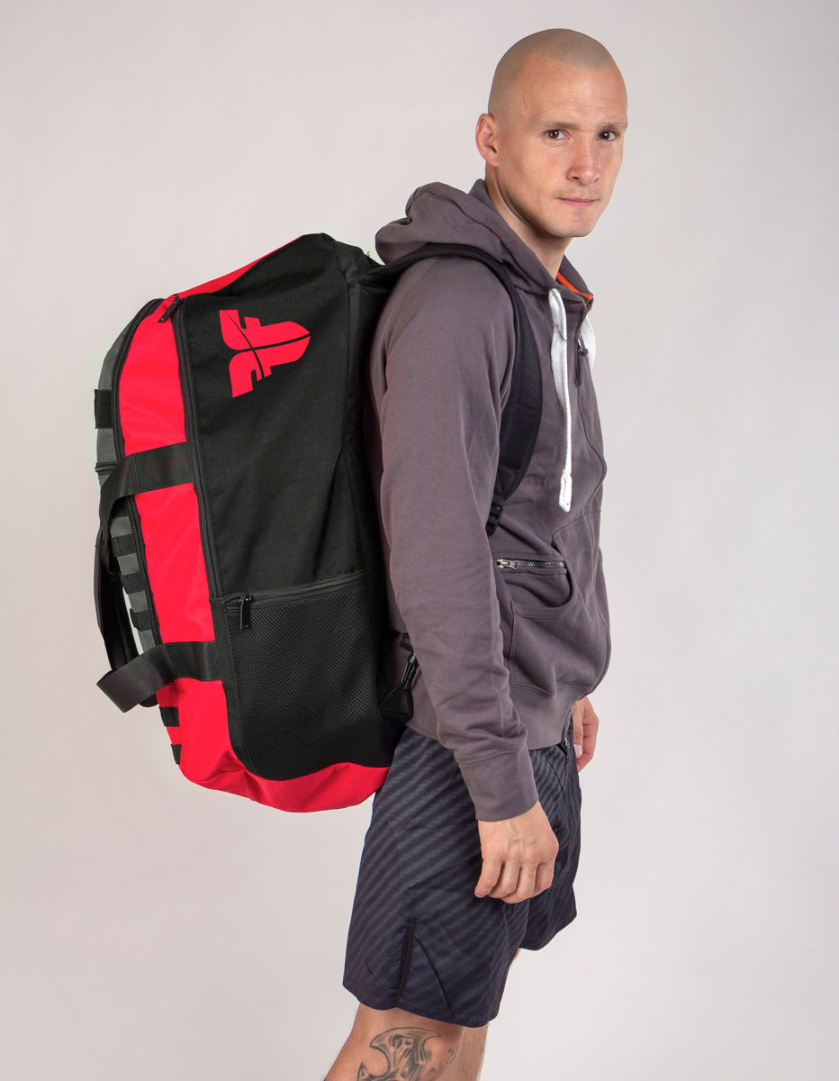 Línea de bolsa deportiva de combate XL - rojo/gris/negro, FTBP -01