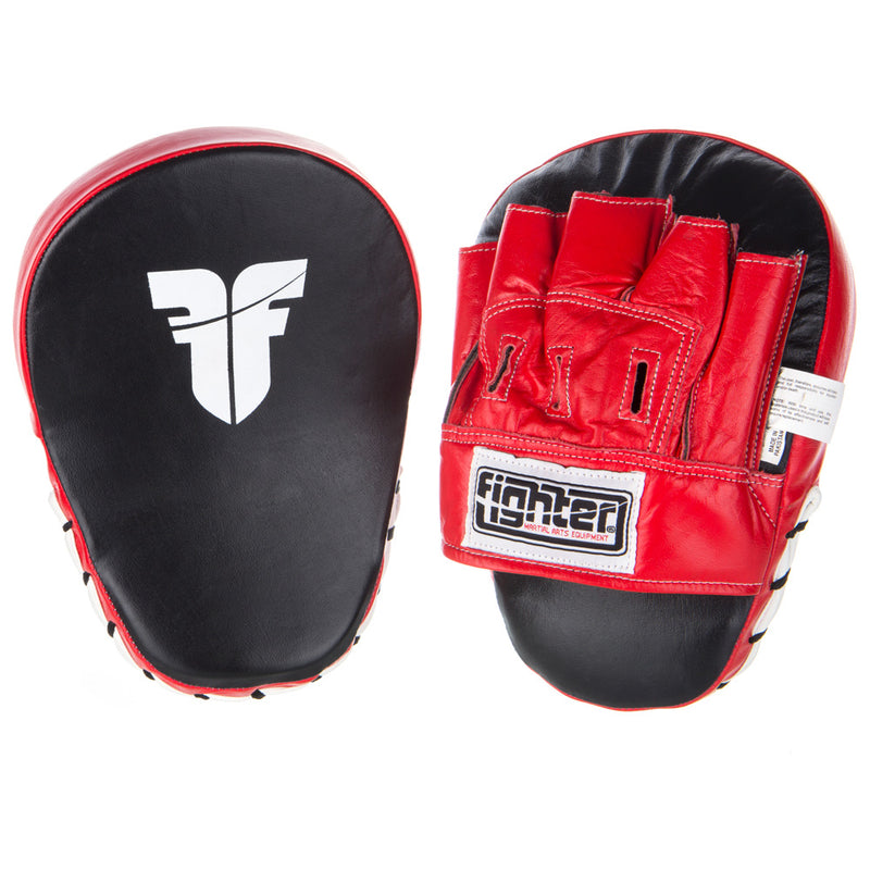 Fighter Curved Mitts New - black/red, JE-1650