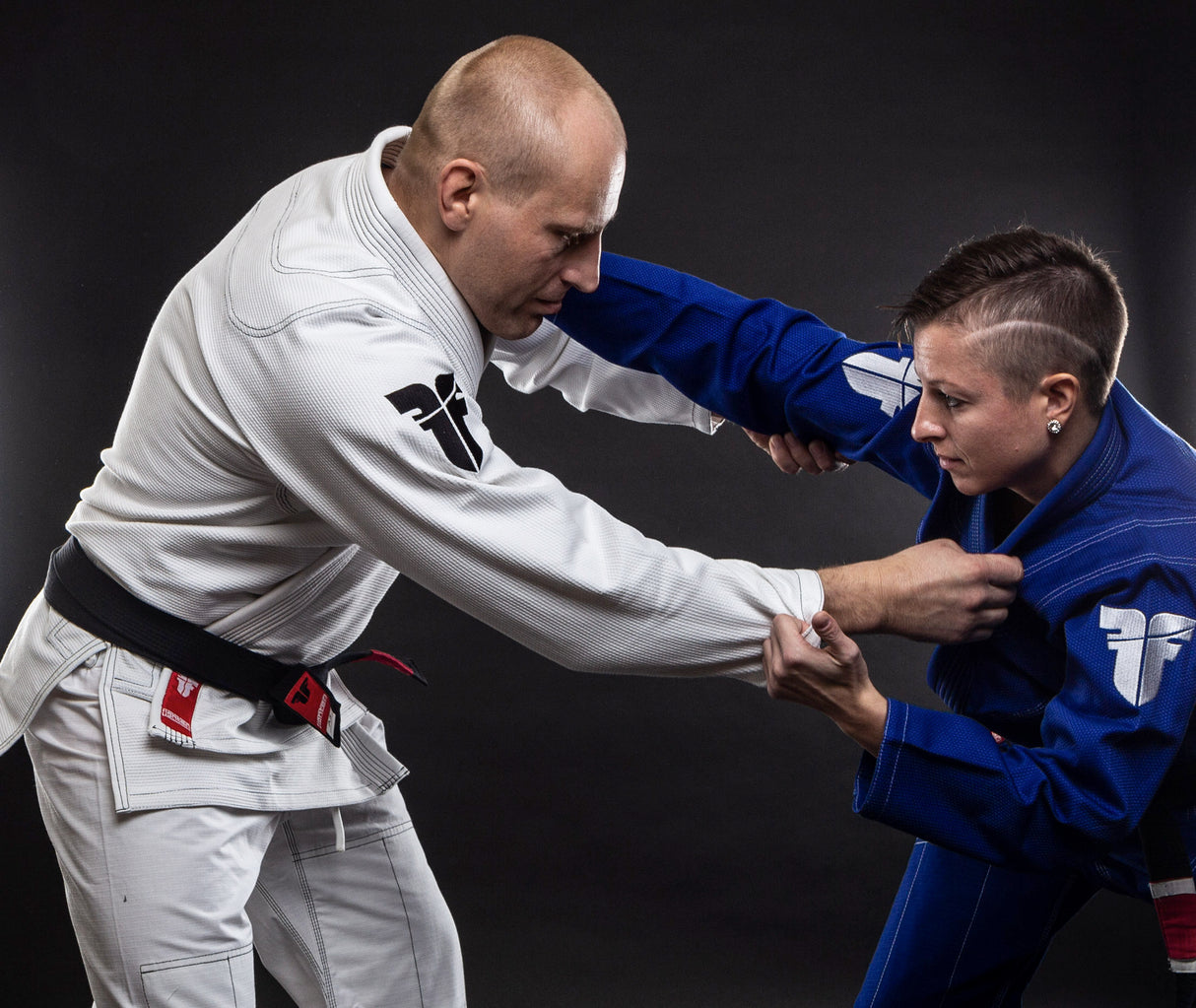 Fighter BJJ Kimono Paille de Riz - bleu, BJJBLU-07