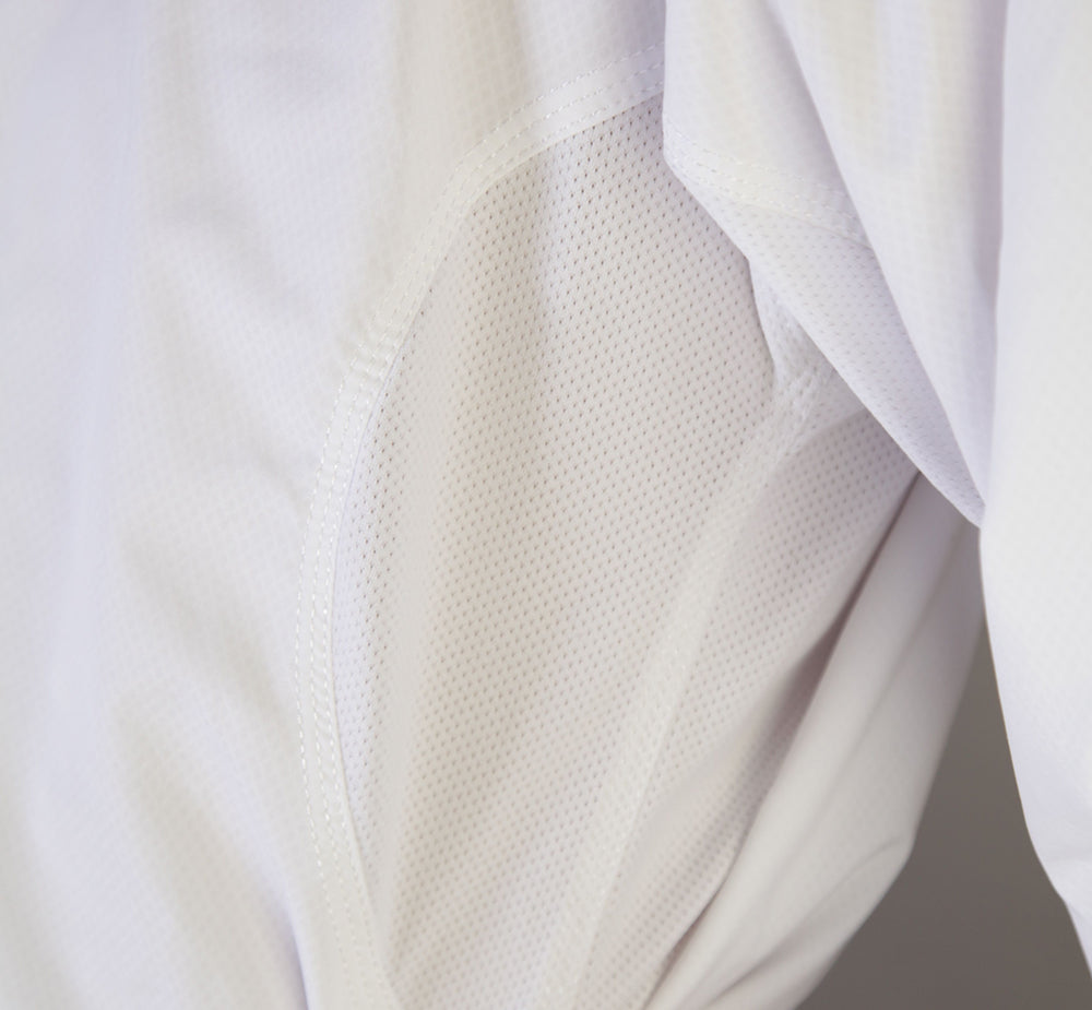 Hayashi kumite kimono flexz wkf aprobado - blanco/rojo, 043-14