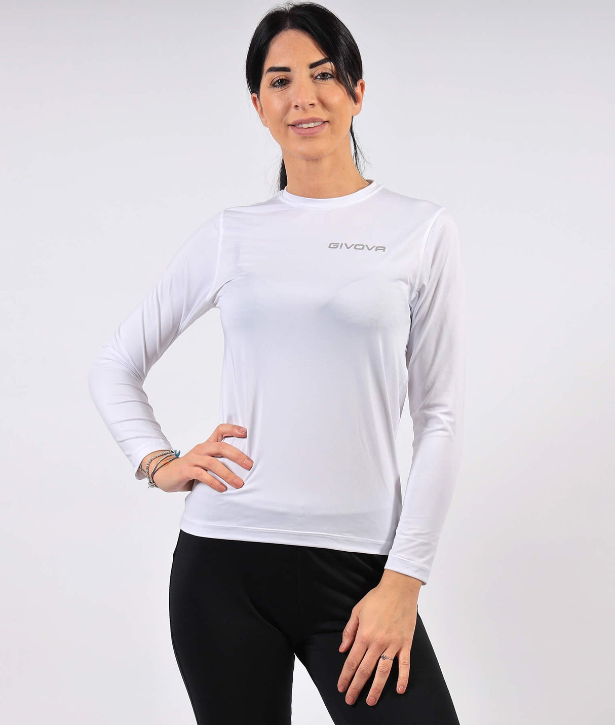 Givova Long Training T -Shirt Corpus - Weiß