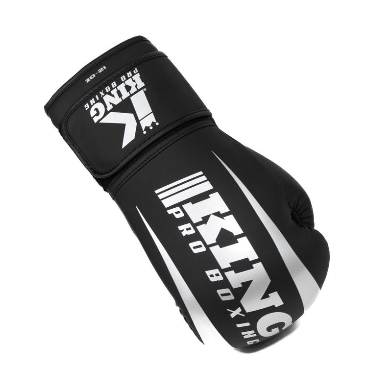 King Pro Boxing Boxing Gloves Revo 7 - black/silver