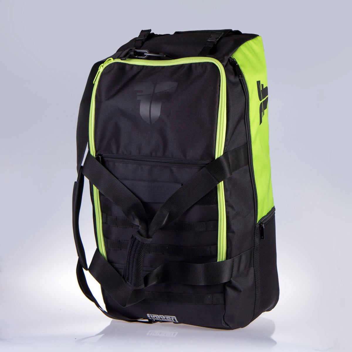 Línea de bolsa deportiva de combate XL - Green de lima/negro, FTBP -04