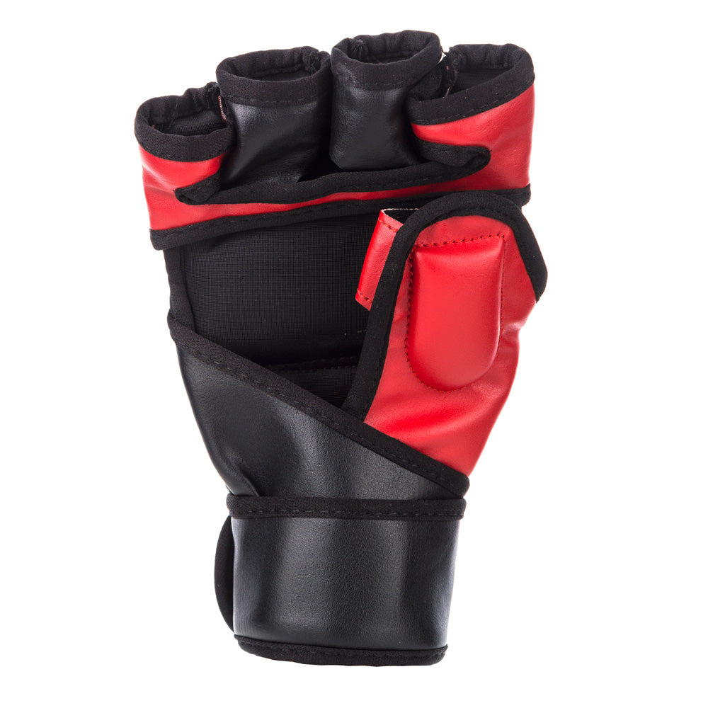 Gants Fighter MMA - noir/rouge, FMG01