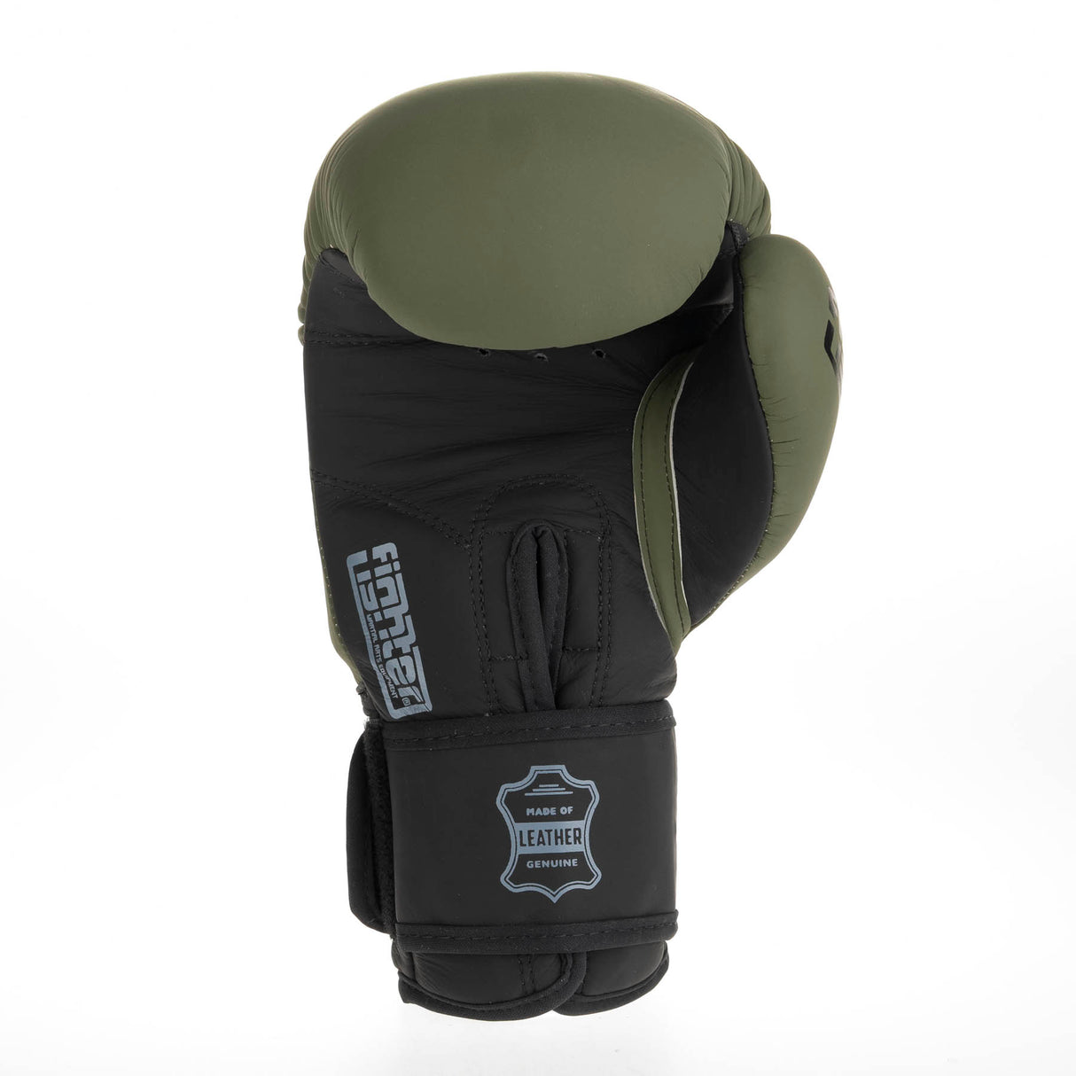 Guantes de boxeo de combate Siam - Matt Khaki, FBG -003kb