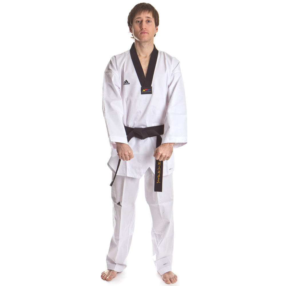 Dobok WT Adichamp III noir V, ADITCH03-B