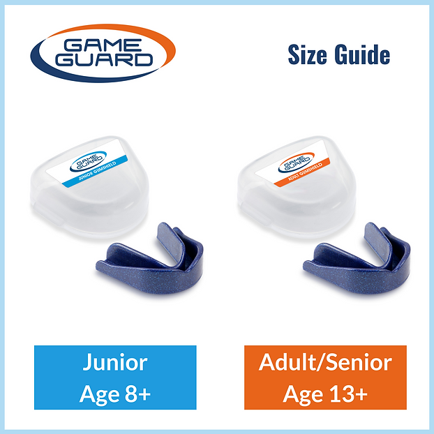 Youth Game Guard Gumshields Sparkle - blue