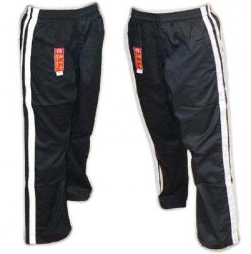 Pantalon en coton Hayashi - Design spécial - noir, 0500S