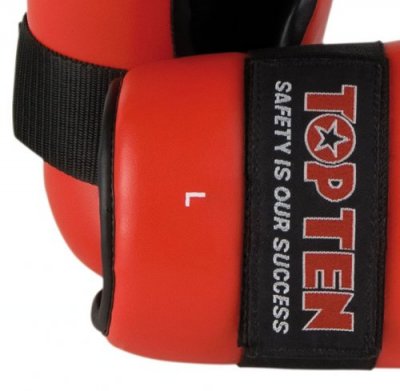 Combattant Top Ten Point Open Hands - rouge, 2165-4