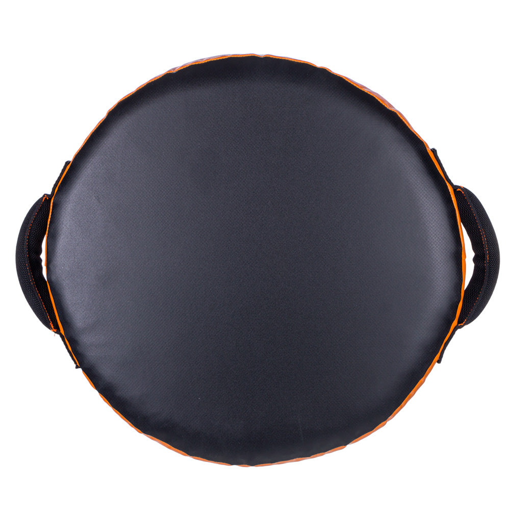 Bouclier rond de chasse - noir/orange, FKSH-08