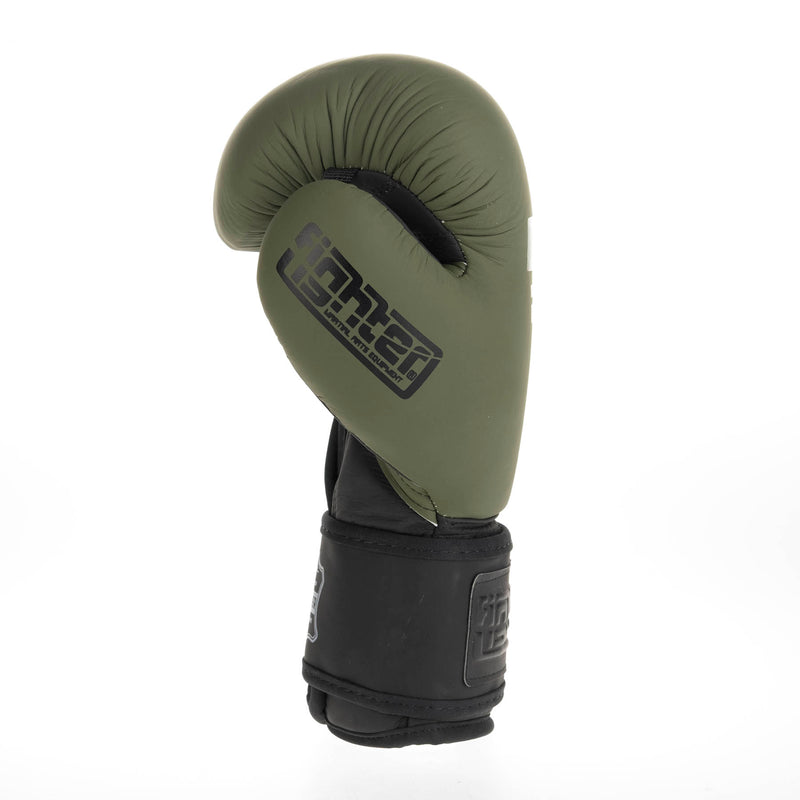 Fighter Boxing Gloves SIAM - matt khaki, FBG-003KB