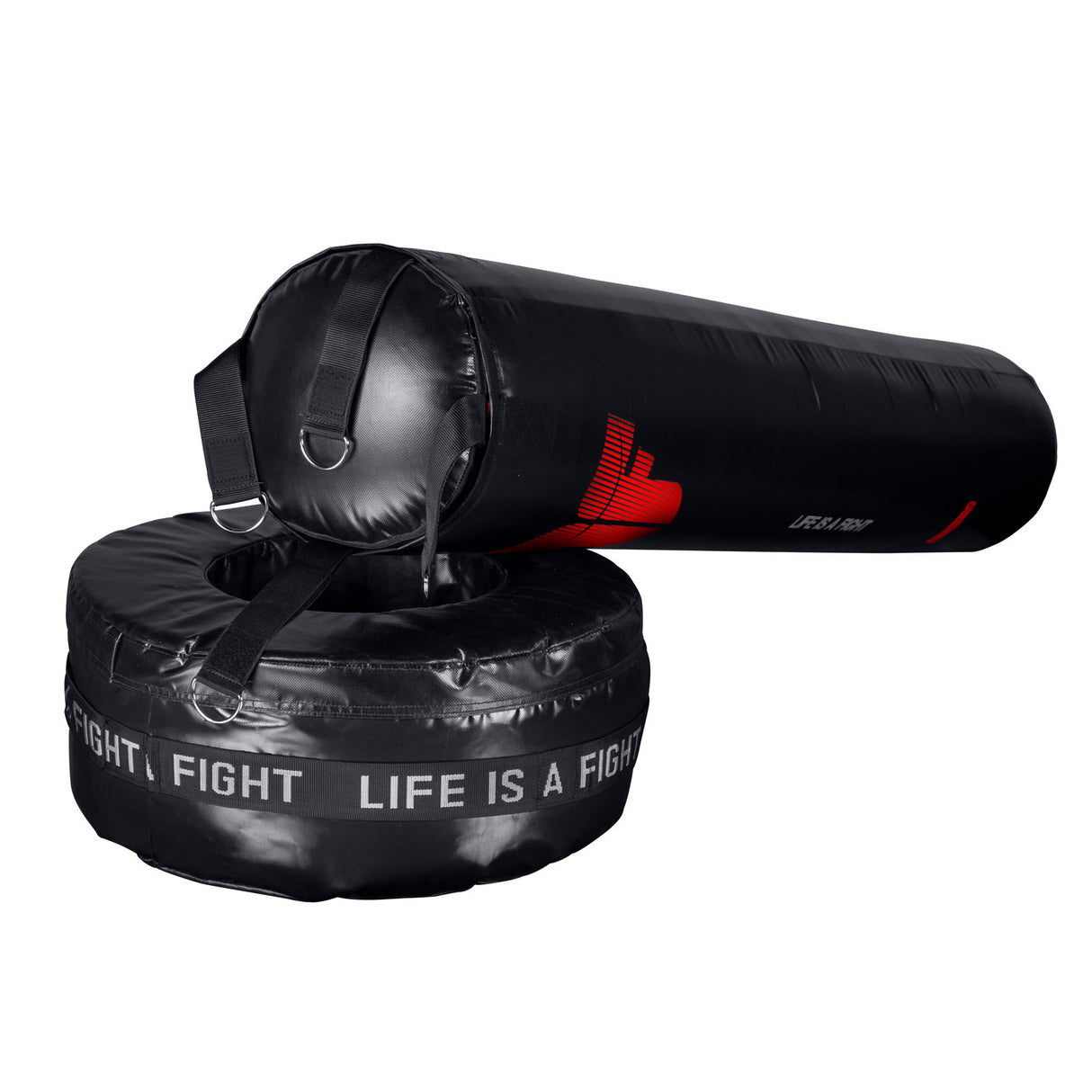 Fighter Freistehender Boxsack 3in1 – rot/schwarz, FFSB31-02