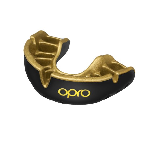 Mundschutz - OPRO - Gold Level - Schwarz/Gold, 002226001