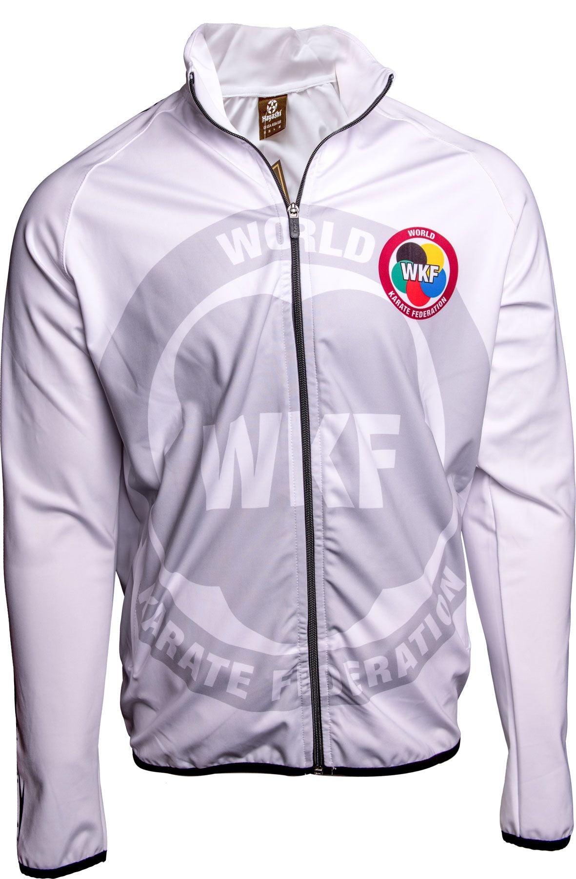 Hoody Hayashi Karate WKF - white, 19144-1