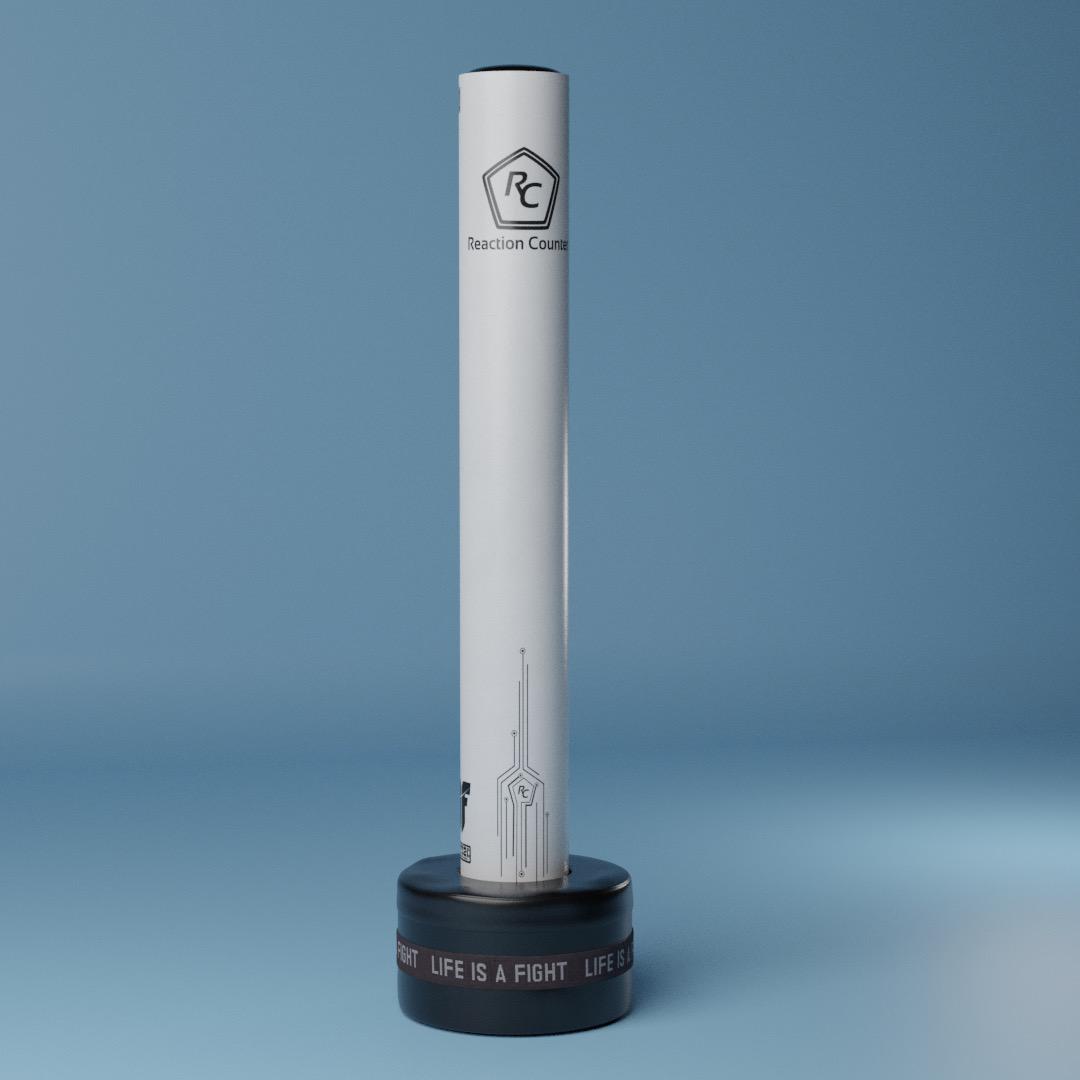 Fighter-Freistehender Boxsack SPEED – mit Reaktionszähler – FSBS-RC